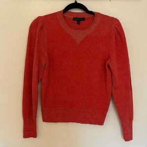 Banana Republic orange/red light sweater
